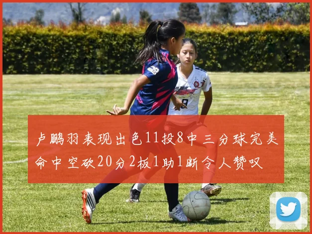 卢鹏羽表现出色11投8中三分球完美命中空砍20分2板1助1断令人赞叹